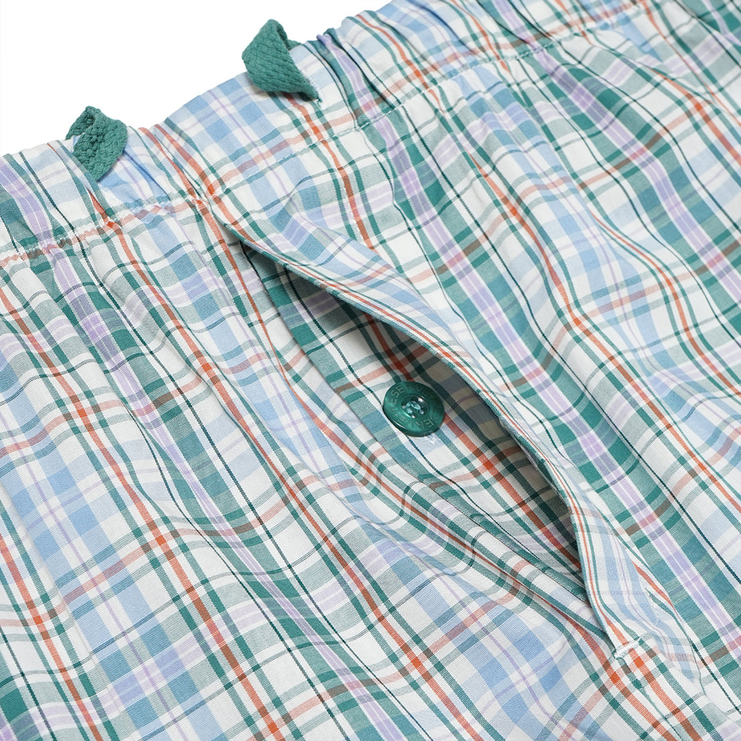 Reserve Checkered Poplin Long Sleeve Pyjama Set