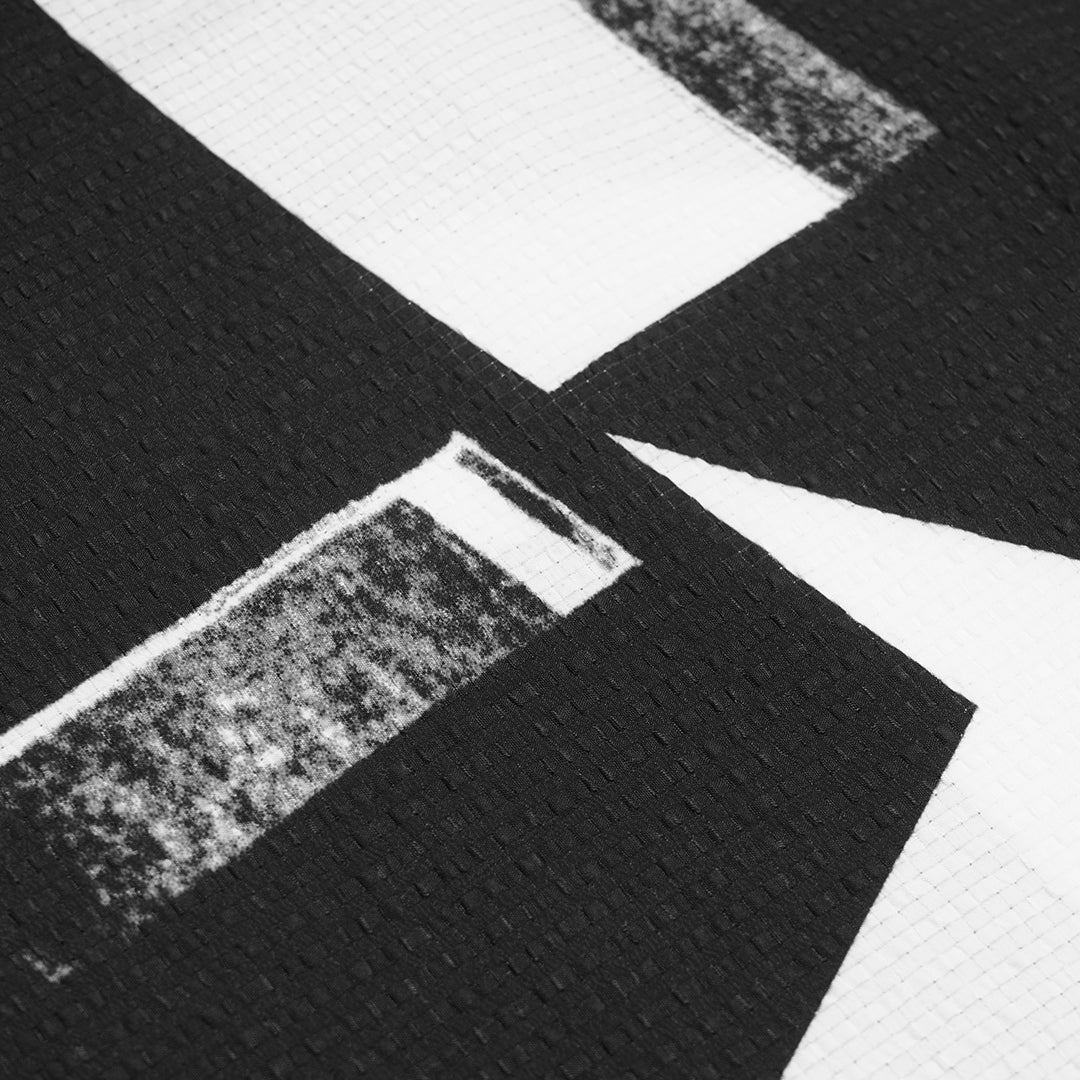 ZRA Abstract Pattern Elastic Short Sleeve Shirt
