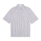 ZRA Stripes Elastic Short Sleeve Shirt