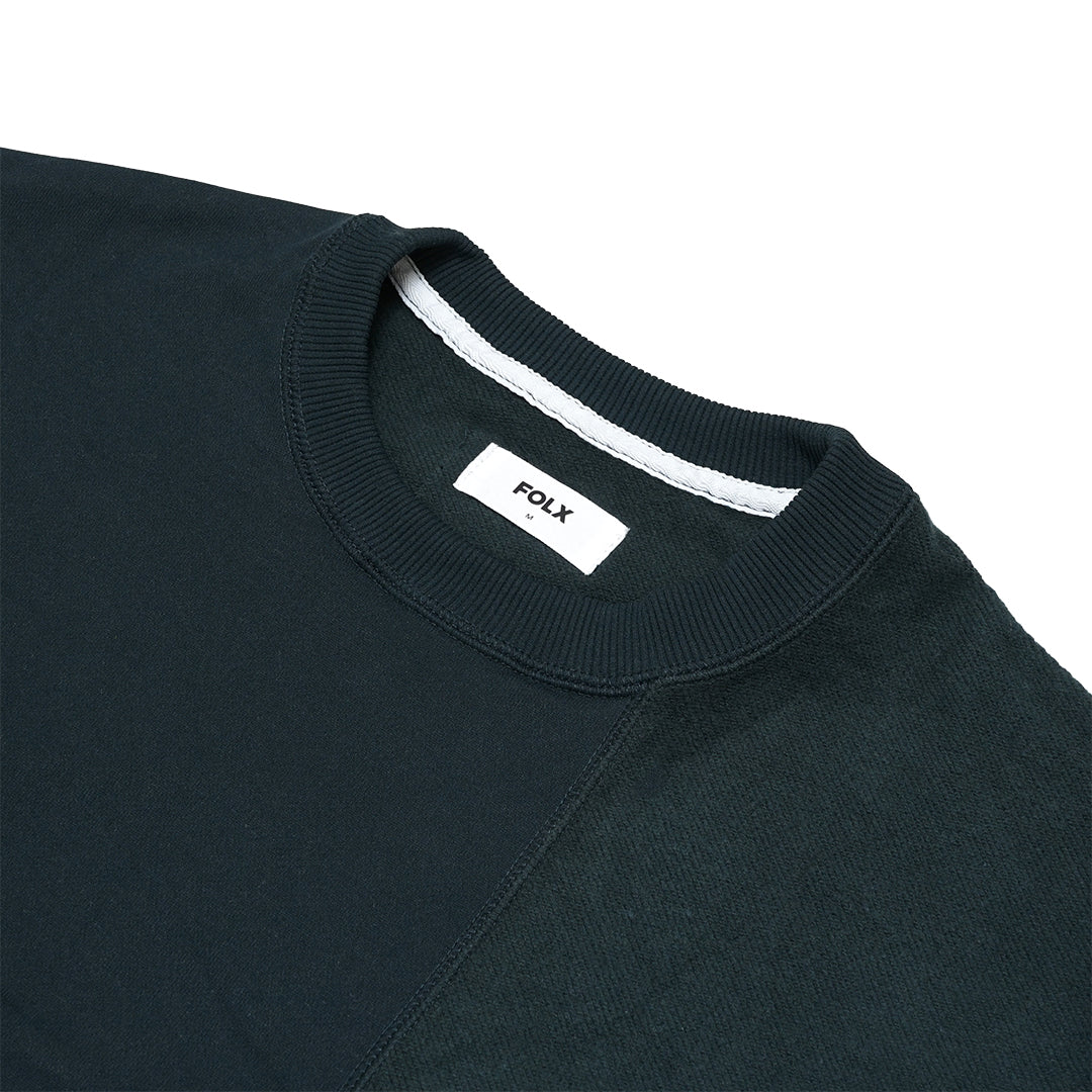 FOLX Fleece Patchwork Sweatshirt