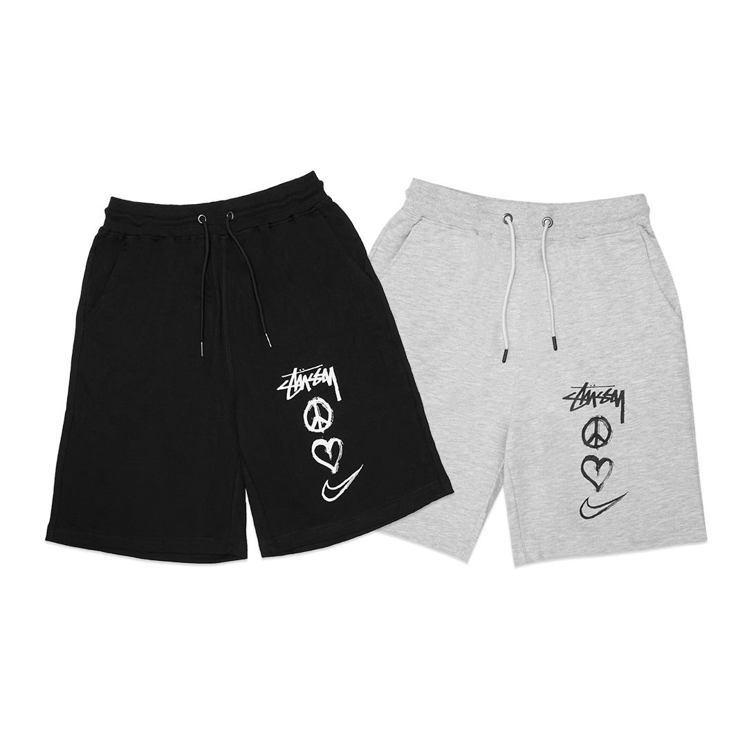 Stussy X NKE Peace & Love Shorts