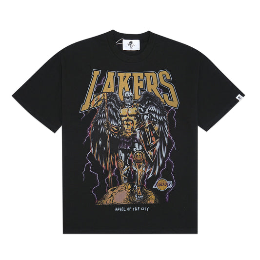 Warren Lotas Angel of The City Lakers T-Shirt