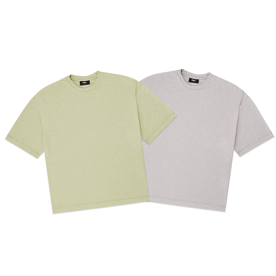 FOLX Oversized Cracked Texture T-Shirt