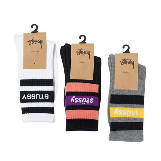 Stussy Stripe Crew Socks