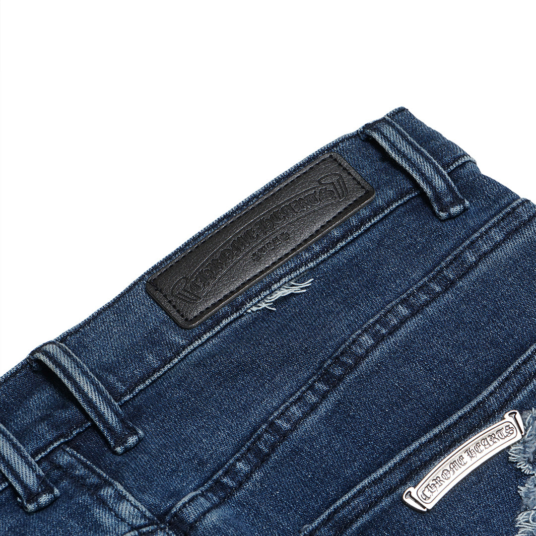 CHR Multi Cross Patch Denim Jeans