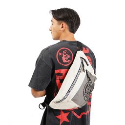 DCK Reflective Stripe Crossbody Bag