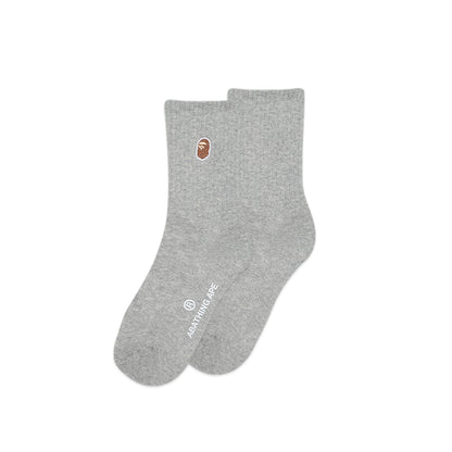 A Bathing Ape Ape Head One Point Mid Socks