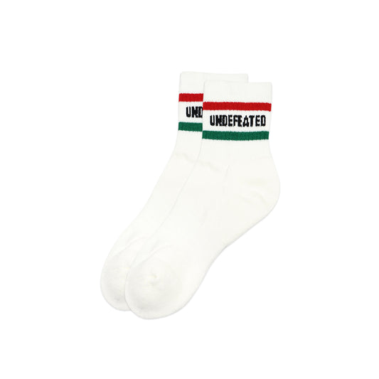 Undefeated Bicolor Stripes Quarter Socks