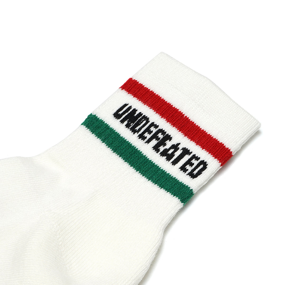 Undefeated Bicolor Stripes Quarter Socks