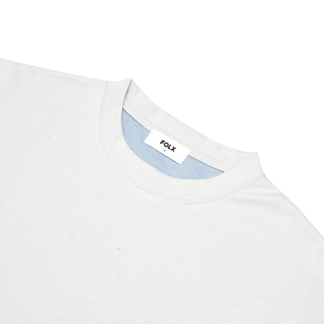 FOLX Double Jersey Contrasting Color T-Shirt