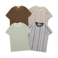 FOLX Vertical Stripes Knit T-Shirt