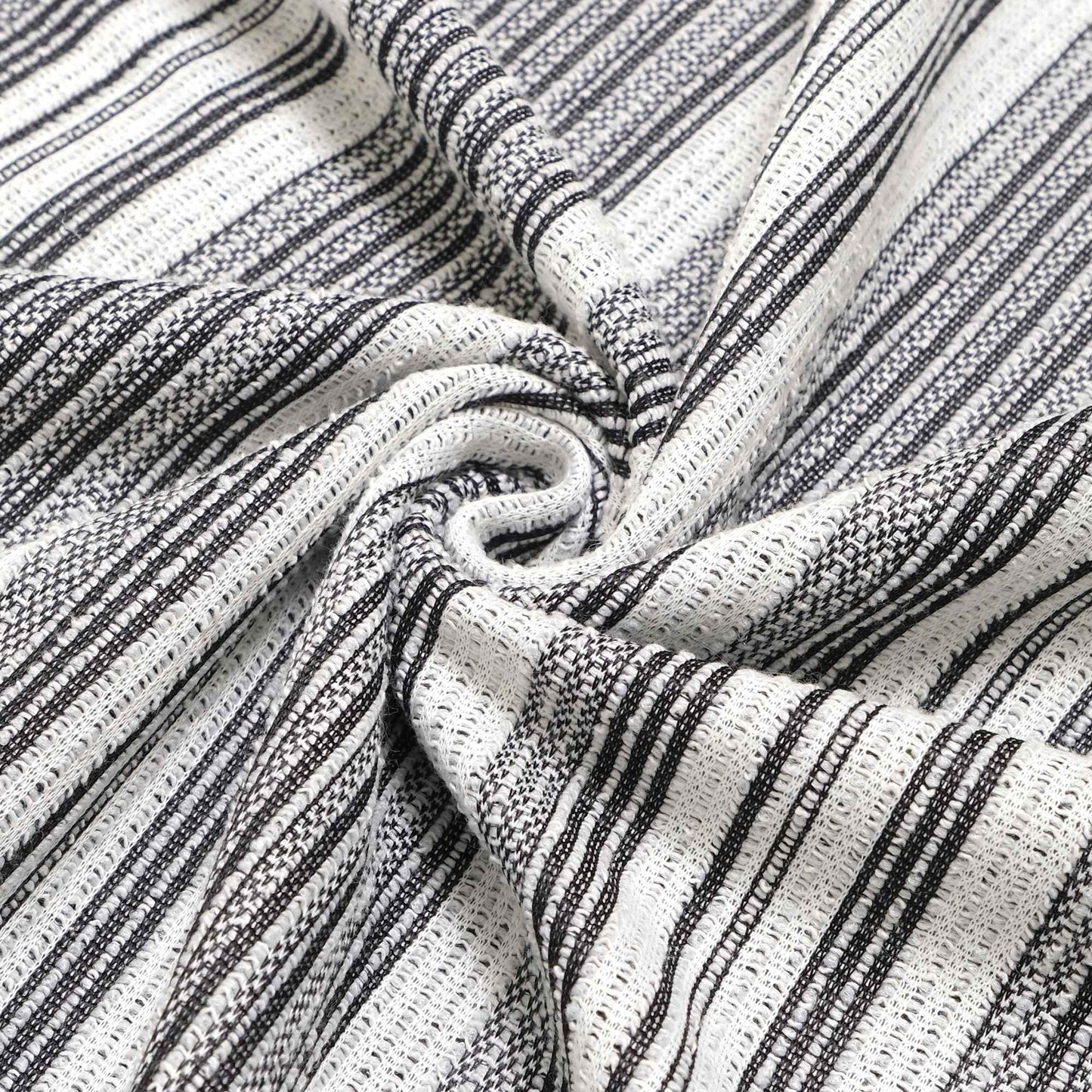 FOLX Vertical Stripes Knit T-Shirt