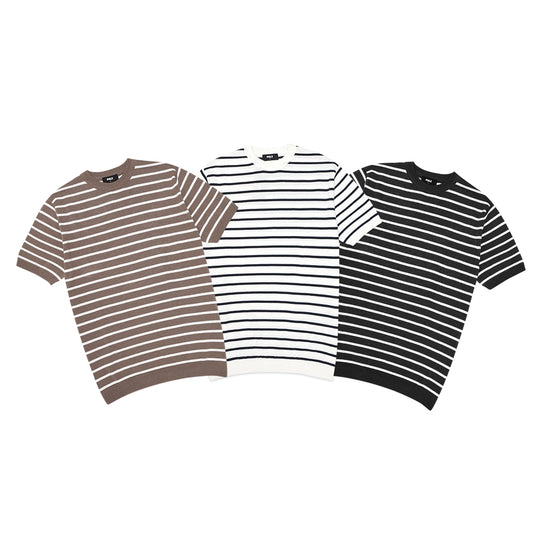 FOLX Stripes Knit T-Shirt