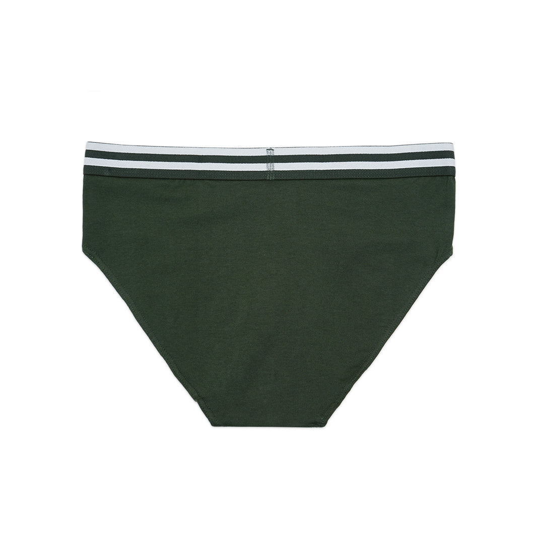 HPPS Double Stripes Cotton Spandex Brief