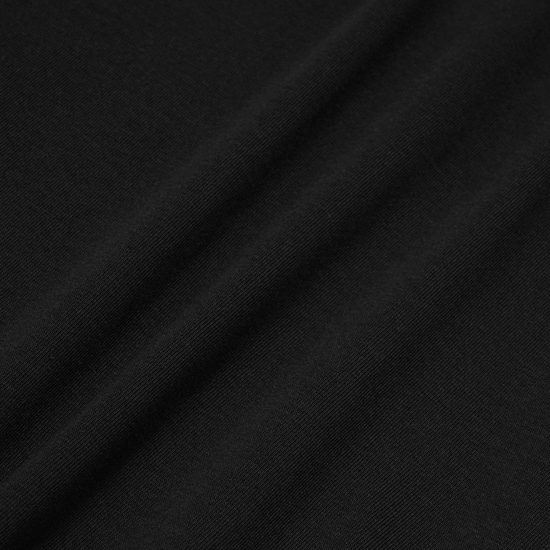 FOLX Half Zipper Elastic Cotton Polo Shirt