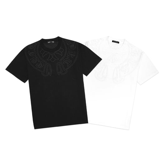 CHR Shoulder Horseshoe Embroidery T-Shirt