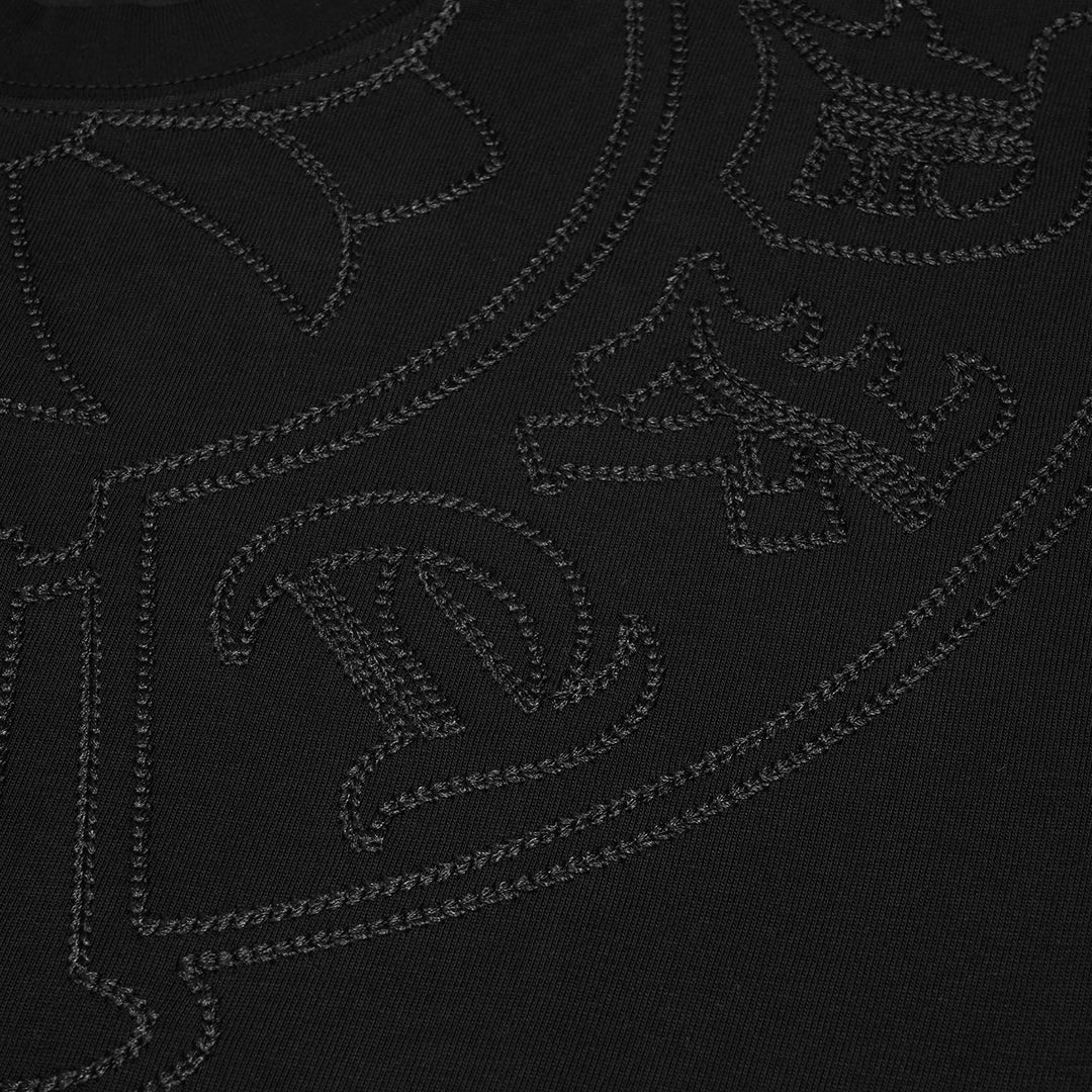 CHR Shoulder Horseshoe Embroidery T-Shirt