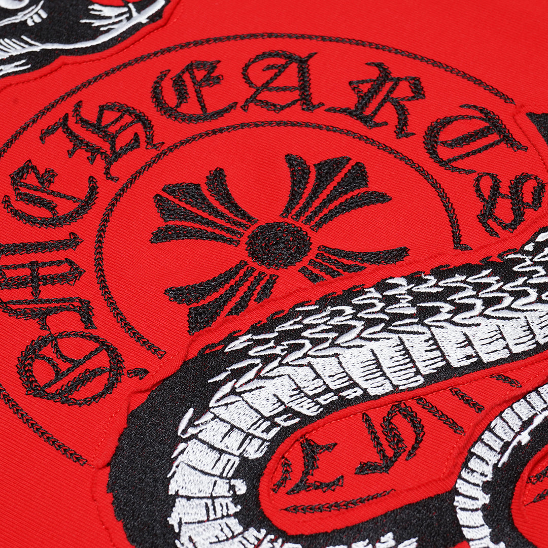 CHR Cross Snake Embroidery T-Shirt