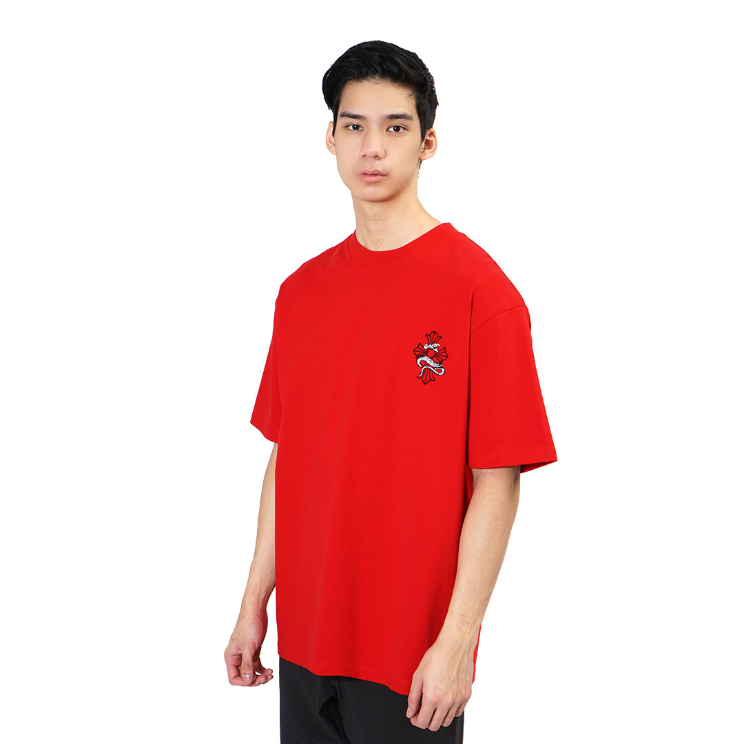 CHR Cross Snake Embroidery T-Shirt