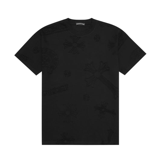 CHR Solid Multi Logo Pattern T-Shirt