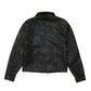 ZRA Faded Effect Faux-Leather Jacket