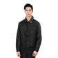 ZRA Faded Effect Faux-Leather Jacket