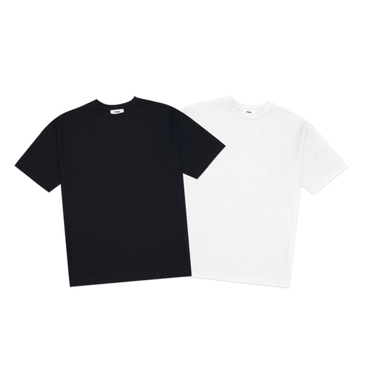 FOLX Solid Square Textured T-Shirt