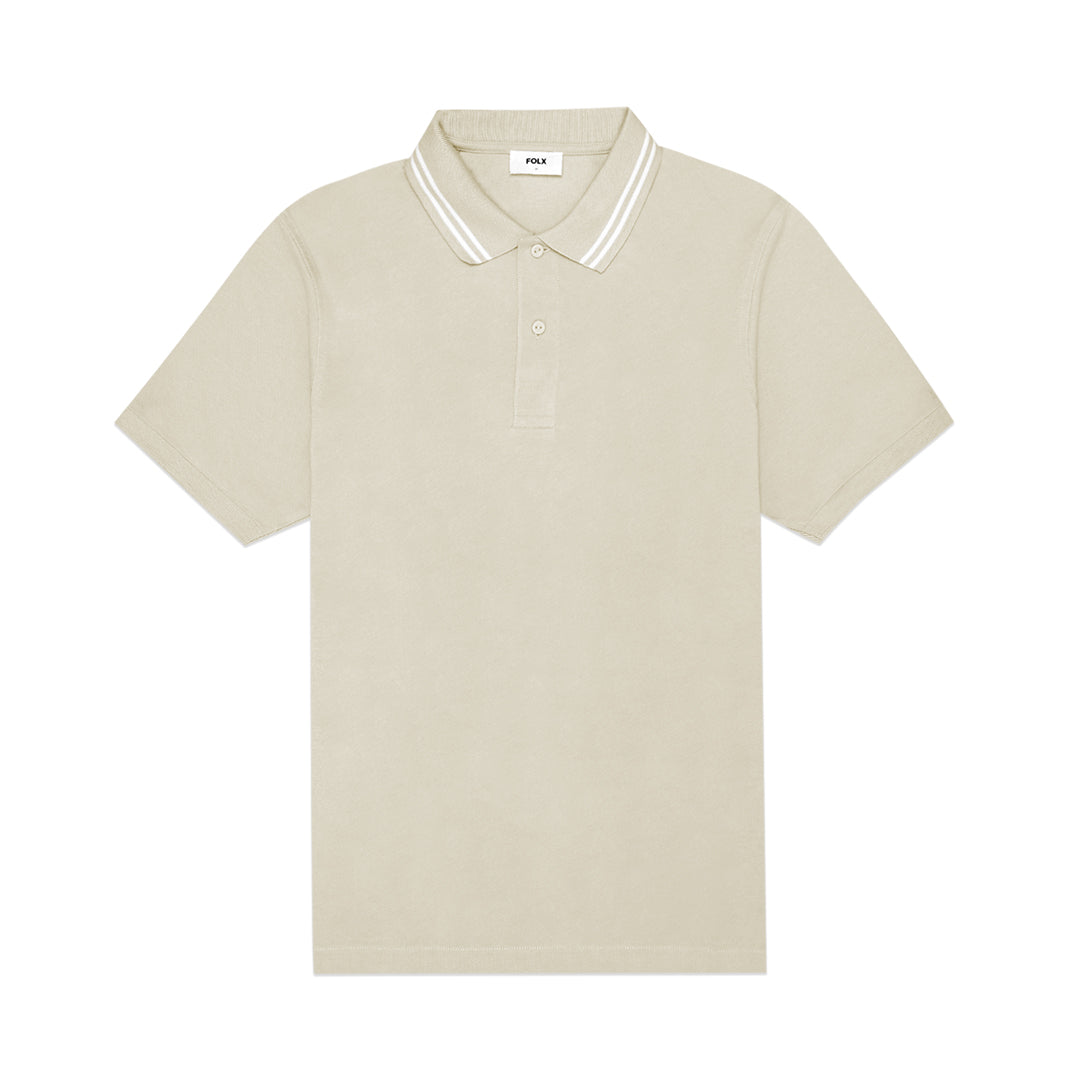 FOLX Twin Tipped Collar Polo Shirt