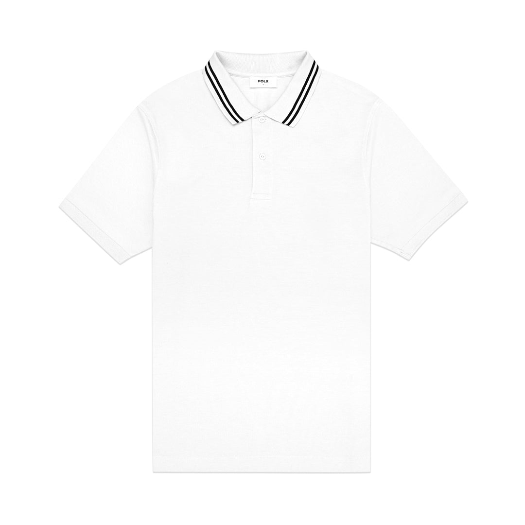 FOLX Twin Tipped Collar Polo Shirt