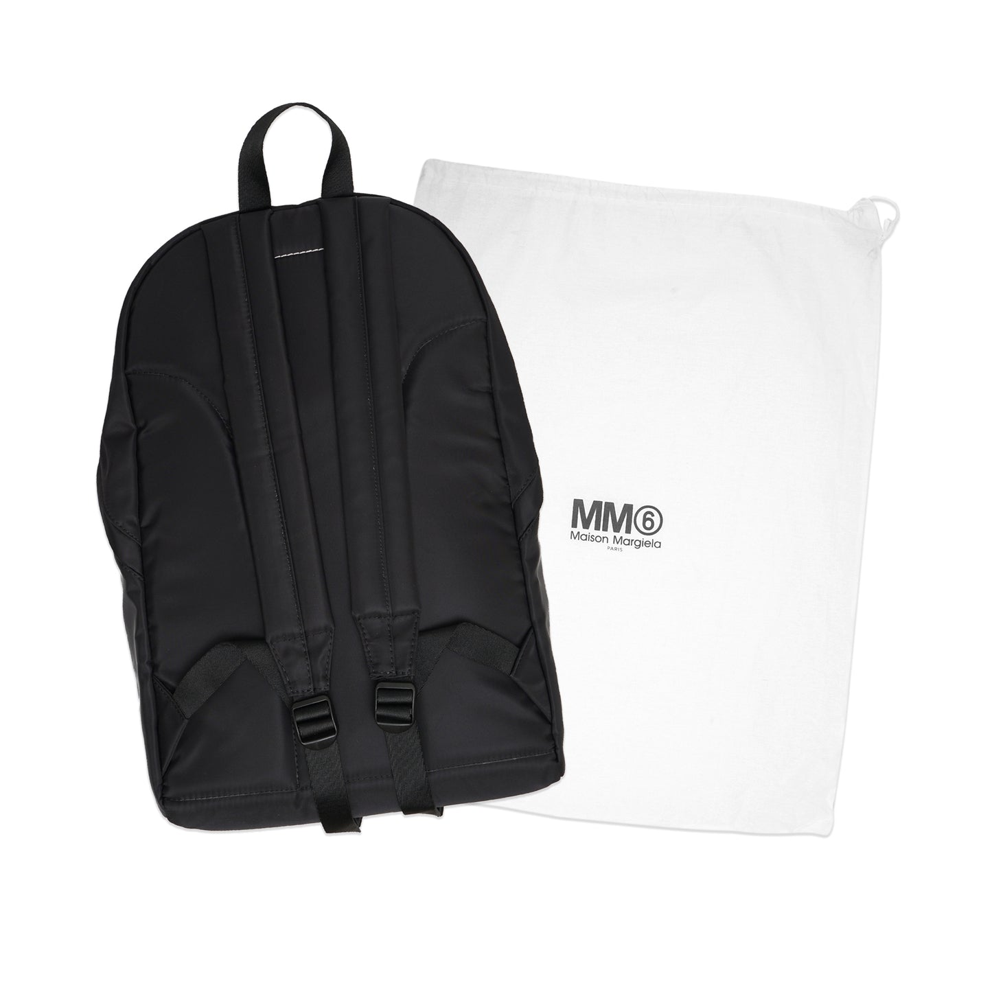 MM6 by MM Three Pockets Nylon Backpack
