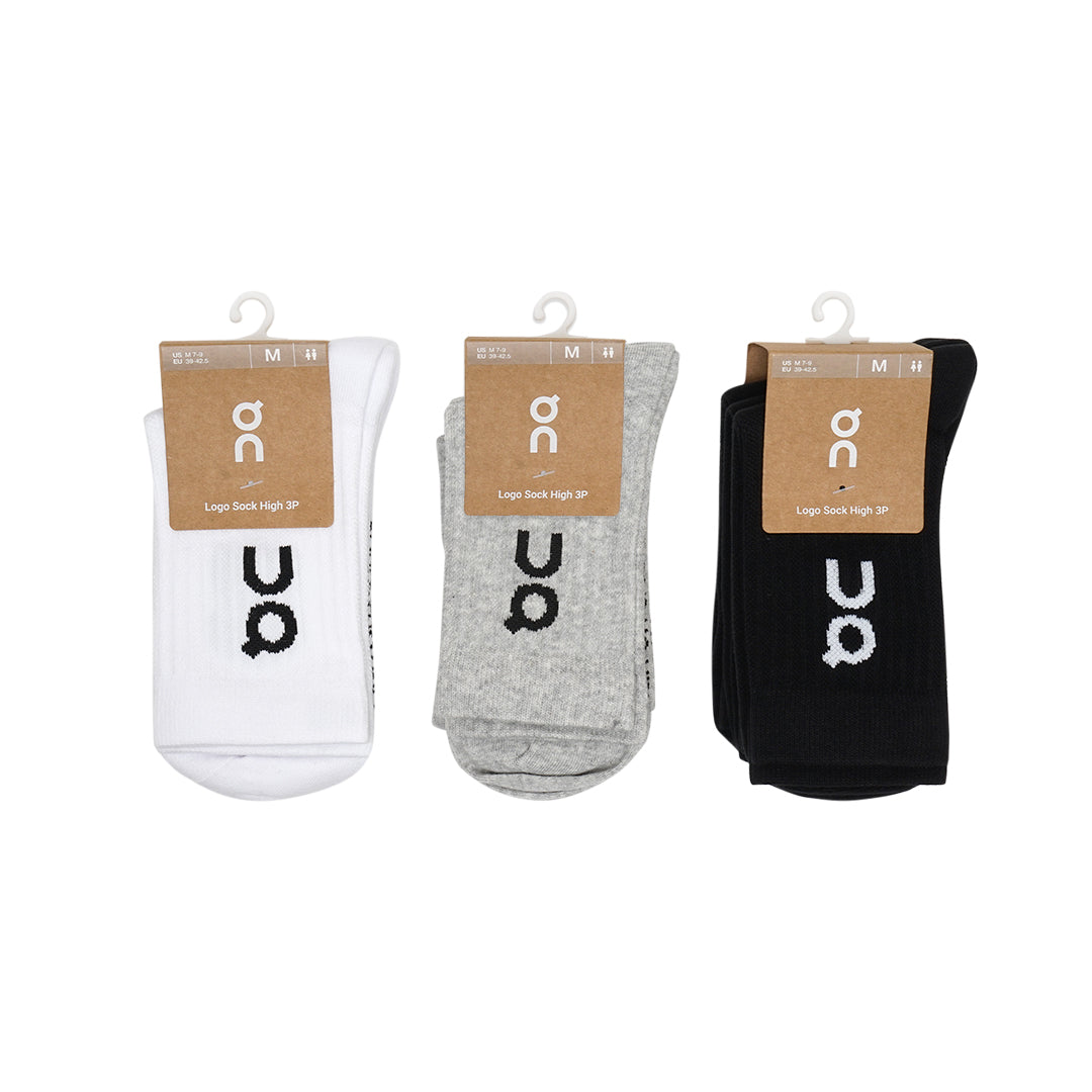 On Cloud Logo High Socks 3-Pair Pack
