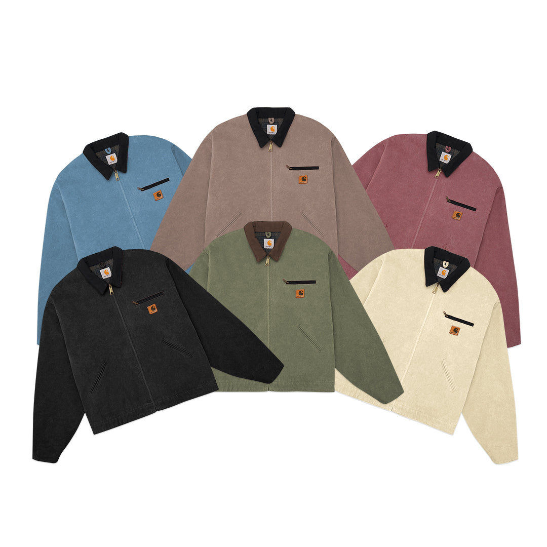 CHT OG Detroit Leather Patch Canvas Jacket