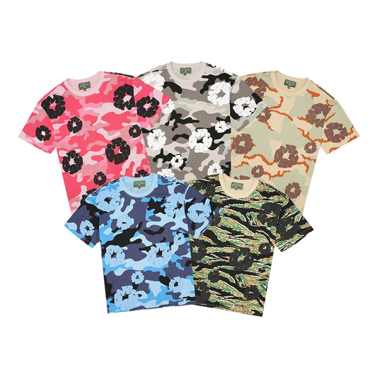 Denim Tears Cotton Wreath Camo T-Shirt