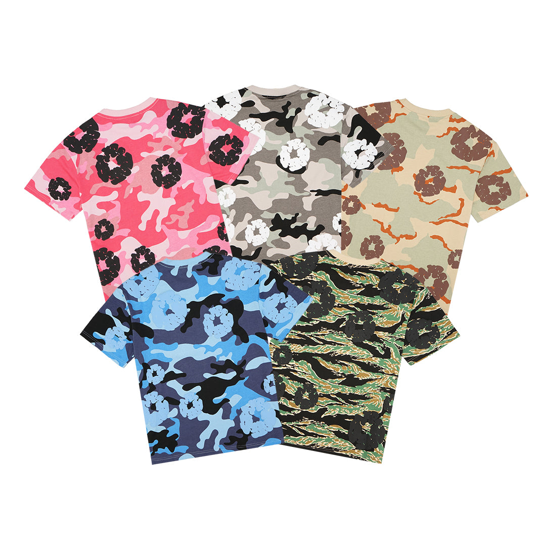 Denim Tears Cotton Wreath Camo T-Shirt