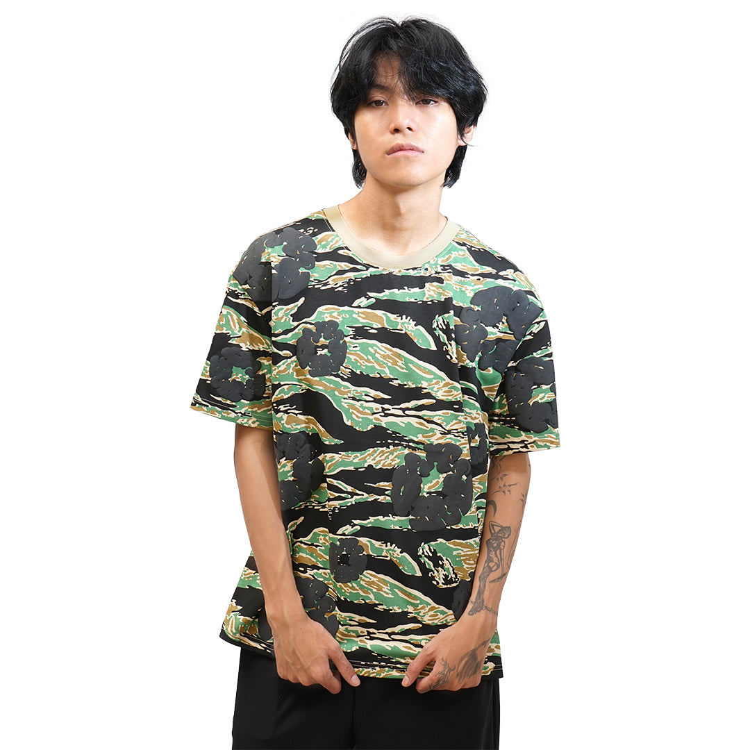 Denim Tears Cotton Wreath Camo T-Shirt