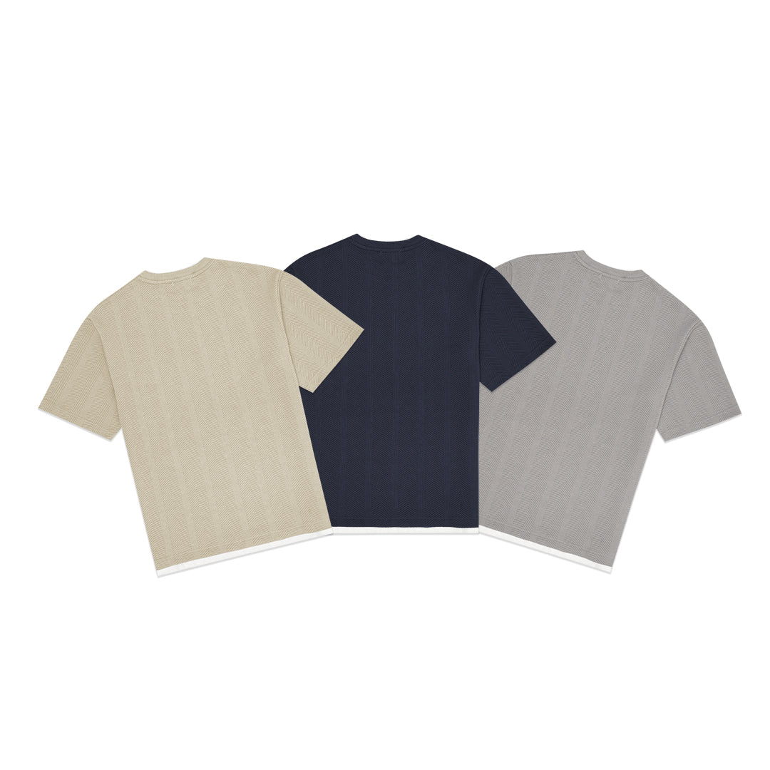 FOLX Arrow Textured T-Shirt