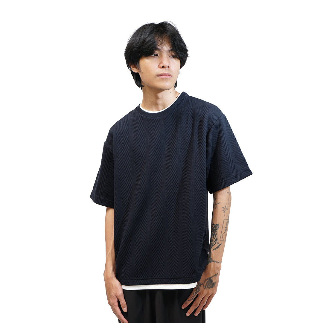 FOLX Arrow Textured T-Shirt