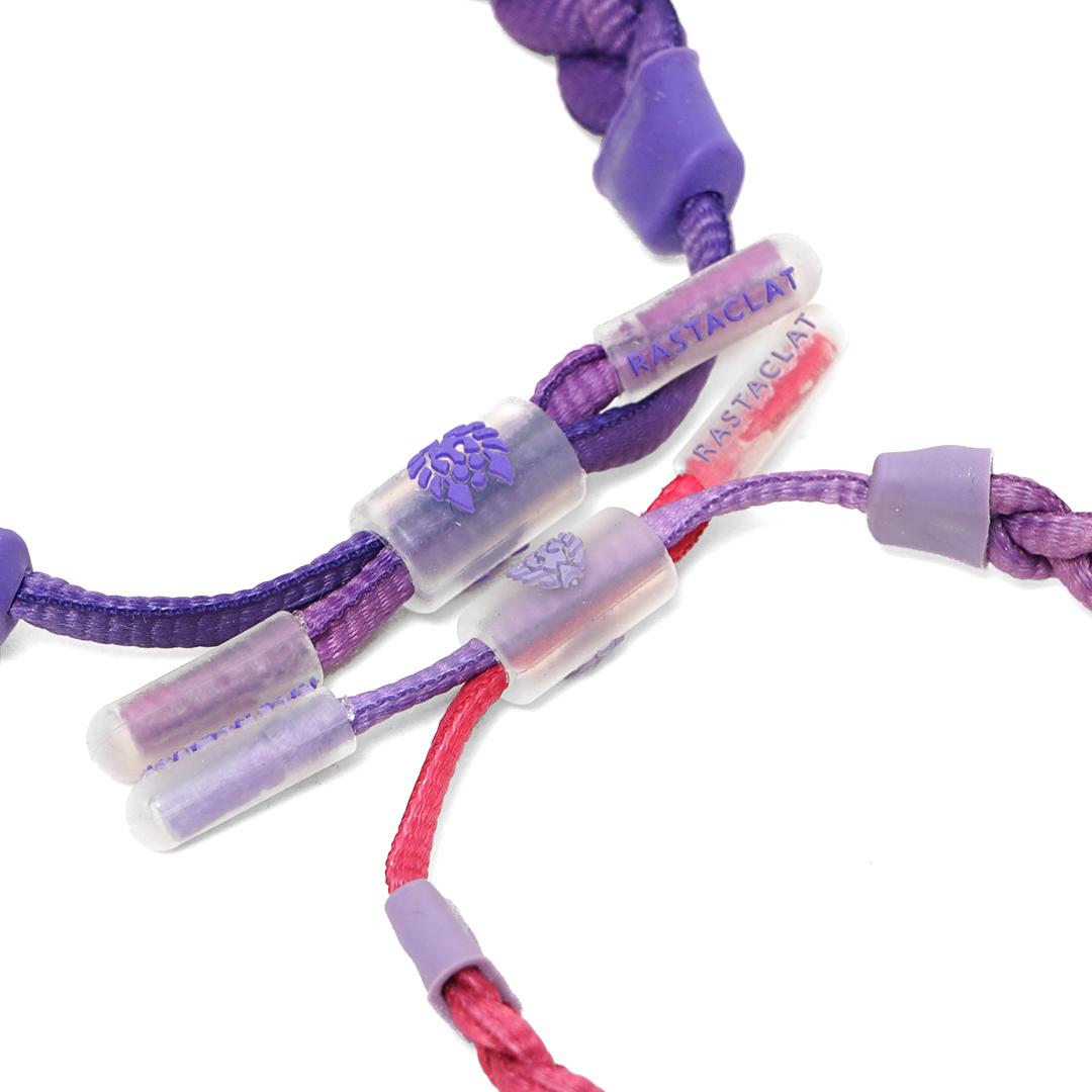 Rastaclat Multi Colored Braided Couple Bracelet Set