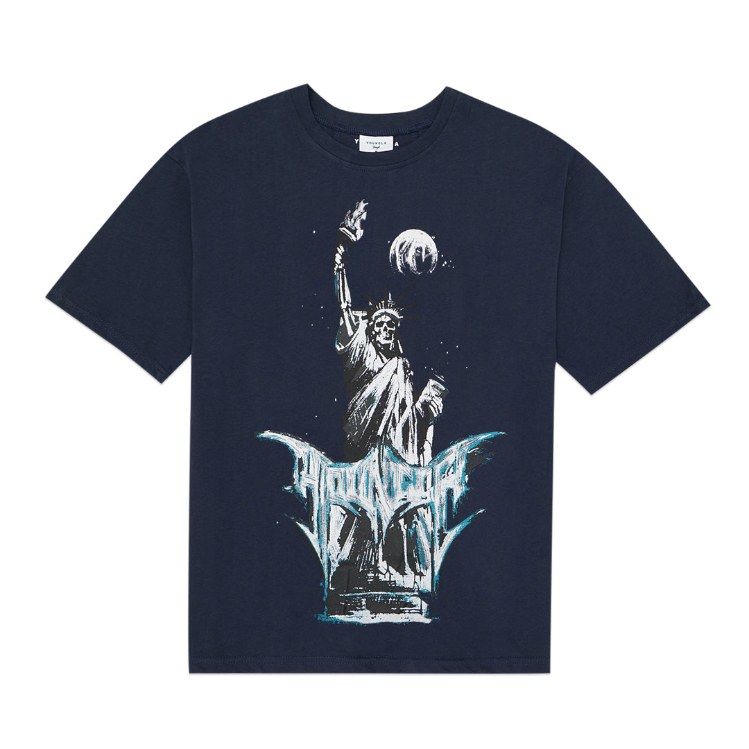 YOUNGLA Liberty Graphic T-Shirt