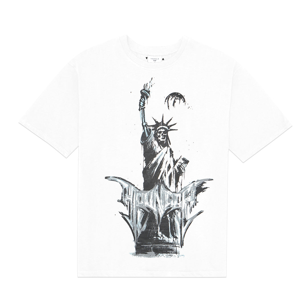 YOUNGLA Liberty Graphic T-Shirt