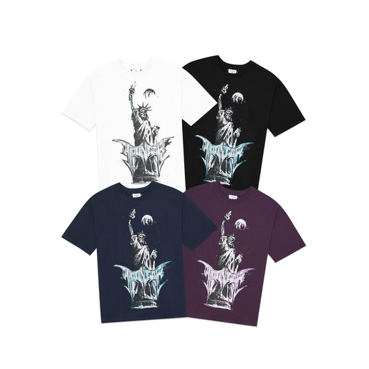 YOUNGLA Liberty Graphic T-Shirt