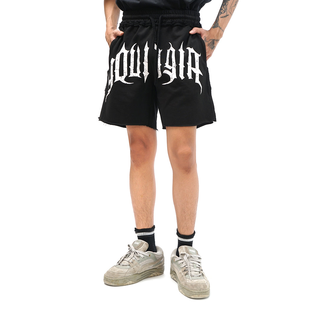 YOUNGLA Deconstructed Terry Shorts
