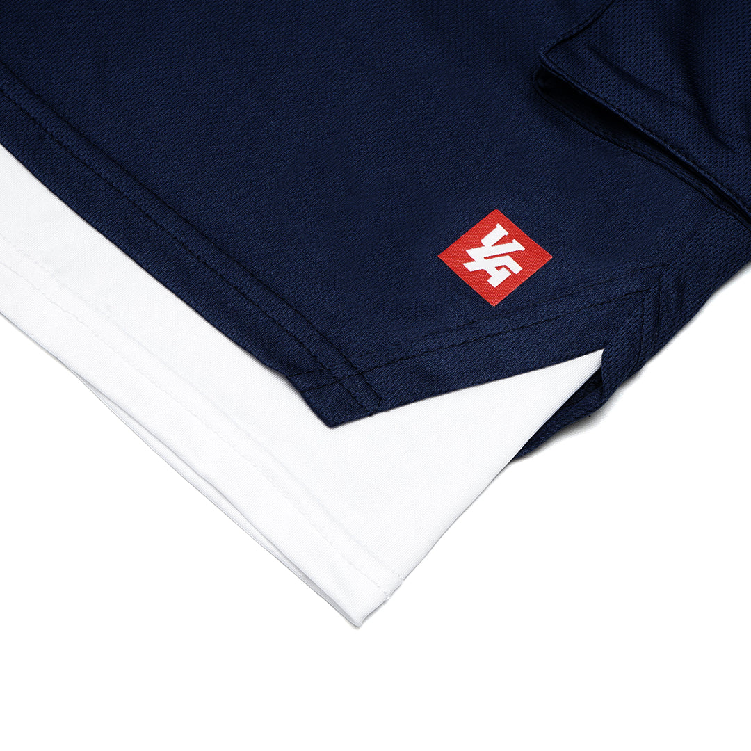 YOUNGLA Flap Pocket Liner Shorts