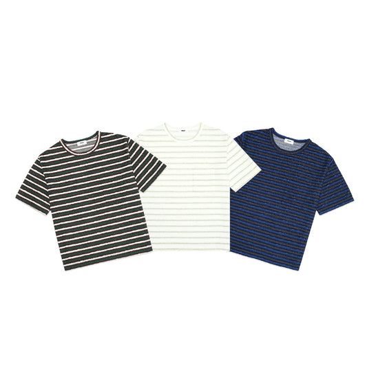 FOLX Stripes Terry Pocket T-Shirt