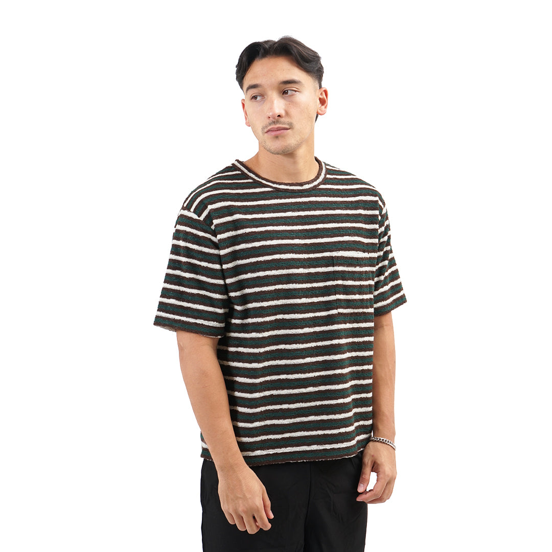 FOLX Stripes Terry Pocket T-Shirt