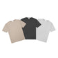 FOLX U Collar Textured T-Shirt