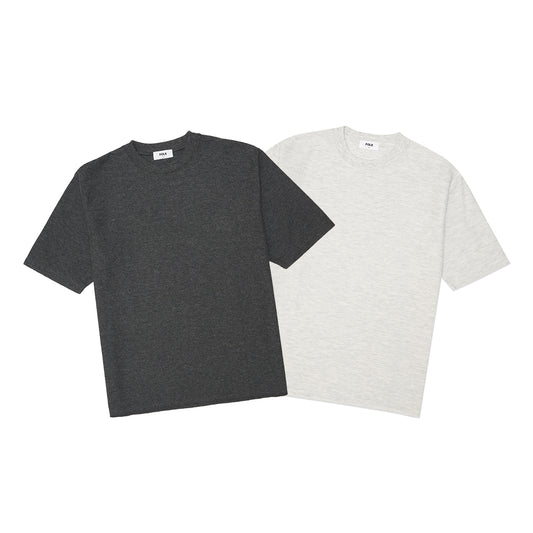 FOLX Basic Waffle Pattern T-Shirt