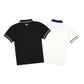 M7B Partial Monogram Collar Polo Shirt