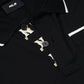 M7B Partial Monogram Collar Polo Shirt