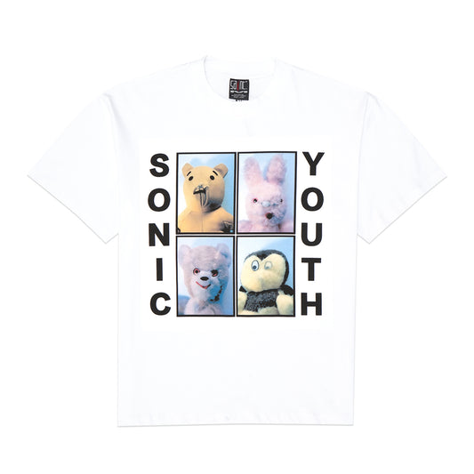 Saint Michael Sonic Youth Band Animal Grid T-Shirt